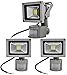 Produktbild ALPHA DIMA 3pcs 20W smd LED Fluter Strahler mit Bewegungsmelder,Sensor Scheinwerfer,IP65 Wasserdicht,AC 85 - 265V Außenstrahler Kaltweiß