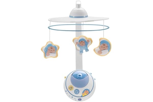 Chicco - 2429200000 - Jouet D'éveil - Mobile Double Projection - Bleu First Dreams