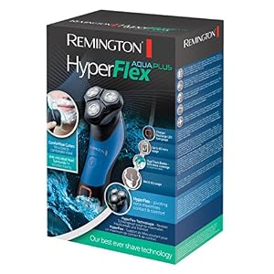 Remington XR1450 Hyperflex Aqua Plus Rotary Electric Shaver - Black/Blue - Image 5