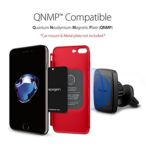 Spigen Funda iPhone 7 Plus Thin Fit 360 360 Grados Integral Para Ambas Caras y la pantalla de vidrio templado -Rojo reviews Spigen Funda iPhone 7 Plus Thin Fit 360 360 Grados Integral Para Ambas Caras y la pantalla de vidrio templado -Rojo