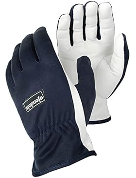 Ejendals Lederhandschuh Tegera 124, Größe 9, 1 Stück, blau / weiß, 124-9
