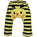 Baby and Toddler boys & girls Cool Cotton Leggings by Dotty Fish Yellow and Black Stripes Mr Bumble Bee design - 80cm/6-12 months