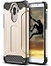 Produktbild Huawei Mate 9 Hülle, Coolden® [Armor Serie] Premium Soft Silikon TPU Schale + Chic Hard PC Cover Tough Dual Layer Rugged Air Cushion Schutzhülle für Huawei Mate 9 Handyhülle Huawei Mate 9 Case (Gold)