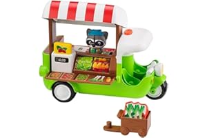 Klorofil - Le Food Truck - Jouet Enfant - Développe Ton Imagination - Curiosité - Motricité - Dès 18 Mois et +, Noir