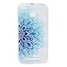 Produktbild Lonchee Xiaomi Redmi 3S Hülle,Bunte Muster Weich TPU Handy Hülle Durchsichtig Transparent Etui Cover Case Protective Shell Soft Schutzhülle Telefon Kasten für Xiaomi Redmi 3S – Halbe blaue blumen