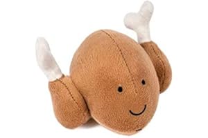 Petface Foodie Faces Roast Chicken Plush Dog Toy