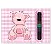Pink Teddy Bear Nursery and Baby Room Thermometer