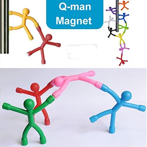 WHJY Key Pete Magnets Q-Man Key Hooks 9 Strong Magnetic Stress Relie Office Tool