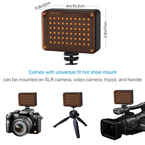 Koolertron Lampe de Cam ra 60 LEDs Haute Puissance Lumi re de Vid o
Eclairage pour Appareils photo reflex SLR Canon Nikon Pentax Panasonic
SONY Samsung Olympus etc