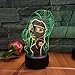 Produktbild 3D Illusion Nachtlampe Teenager-Mädchen, YUN 7 Farben ändern Touch Control LED Schreibtisch Tisch Nachtlicht mit bunten USB Powered für Kinder Kinder Familie Dekoration Geburtstag beste Geschenk