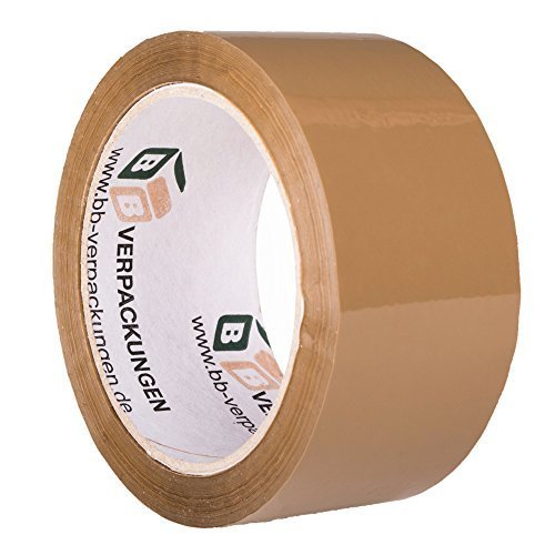 Preisvergleich Produktbild 18 x Klebeband PP 28 (braun) Packband Paketklebeband Karton Verpackung