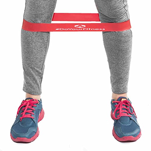 Fitnessbändern »Hector« – Gymnastikbänder / Loops für Yoga, Pilates, Reha-Sport Physio-Gymnastik – Für Männer & Frauen – Hergestellt aus natürlichem Latex – geschlossene Sportbänder mit ca. 60cm Umfang & 5cm Breite. Das idleae Übungsband / Widerstandsband / Miniband / Gymnastikband für CrossFit Pilates Fitness Muskelaufbau Yoga & Therapie – Training für den gesamten Körper (Bauch Beine Arme Hintern Po) - 9