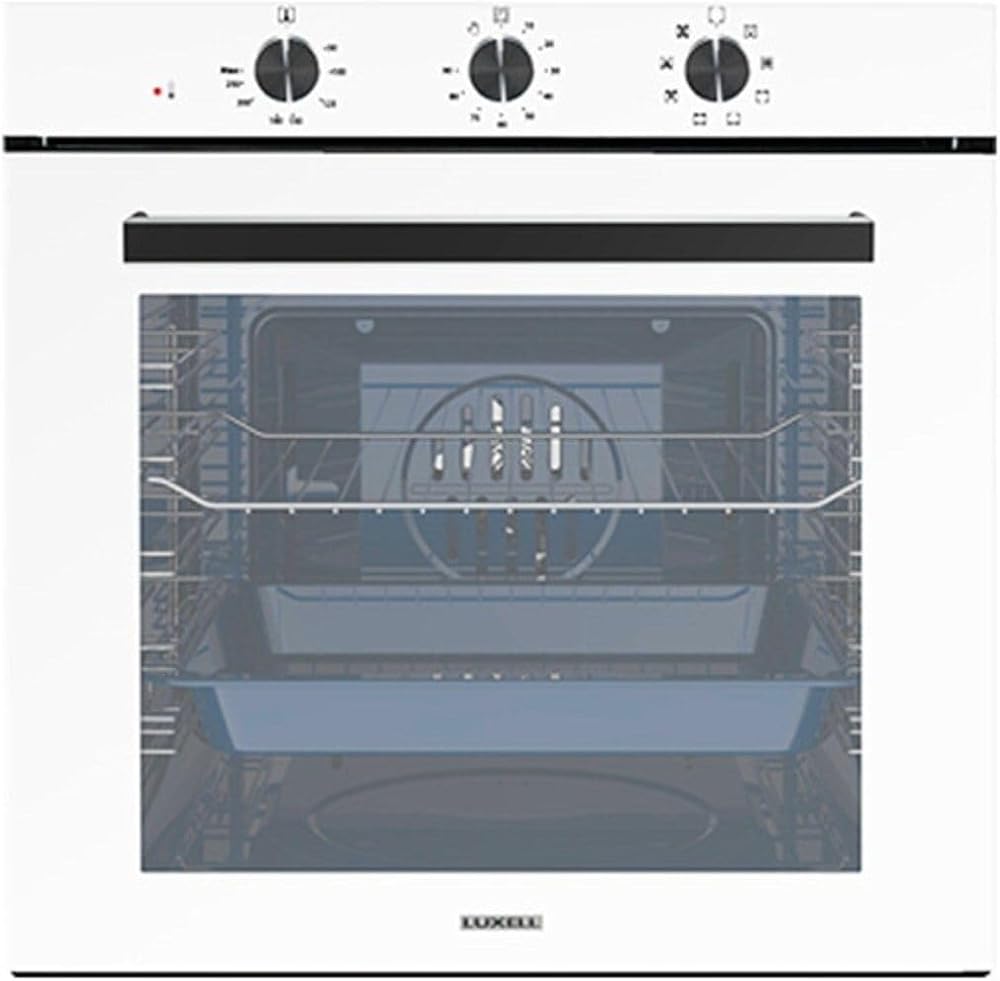 Luxell 88 Lt Süper Kristal Ankastre Siyah Fırın