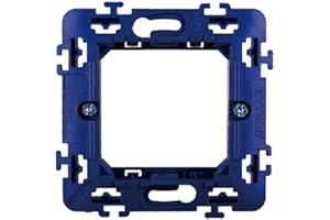 Elektronova, supporto 2 posti (502) compatibile con BTicino LivingLight, confezione da 1 pezzo