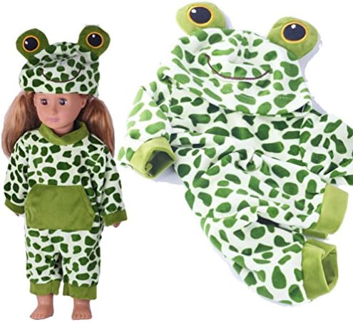 Green pajamas for 18 inch American girl dolls and other 43cm-46cm dolls