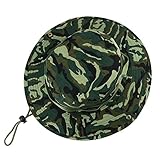 VILLAVIVI Sombrero de Pescador Camuflaje Plegable con Al Aire Libre Caza Viaje Pesca Gorro de...