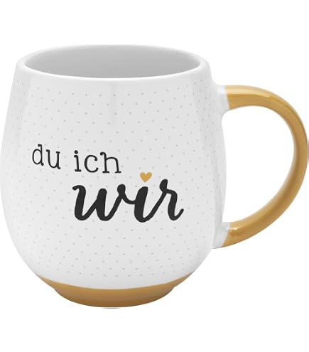 MoonWorks Kaffeetasse Mit Herz-Watercolor-Motiv – 325 Ml, Spülmaschinengeeignet, Perfekt Als Valentinstag-Geschenk