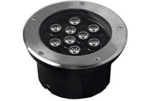 WISDOM LINE FARETTO LED WISDOM DA INCASSO PER ESTERNI DA 9W 810LM SEGNAPASSO CALPESTABILE IMPERMEABILE IP65 DISPONIBILE A LUCE BIANCO CALDO 3000°K