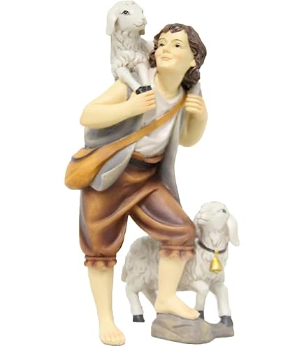 2 Figuras De Belén: Buey Y Burro De Pie - Pintadas A Mano, 6 Cm, Decoración Navideña Para El Nacimiento