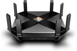 TP-Link Archer AX6000 Next-Gen WiFi 6 Gigabit Dual Band Wireless Cable Router, WiFi Speed up to 4804Mbps/5GHz+1148Mbps/2.4GHz, 8 Gigabit LAN Ports, Ideal for Gaming Xbox/PS4/Steam & 4K/8K Streaming