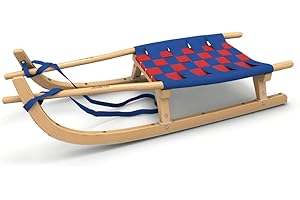 KATHREIN RODEL Kathrein Zweisitzer Tourenrodel, Farbe:blau/rot
