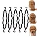 HomeoCulture Pack of 5 Twist Holder Clip Magic Roll Bun Hair Twist Braid Tool RS.196.00