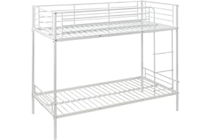 Vente-unique Cama superpuesta Duotis II, 2 x 90 x 190 cm, Color Blanco