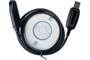 RADTEL Cavo di programmazione USB originale Baofeng per Baofeng UV-9R Plus BF-9700 A-58 UV-XR UV-5S GT-3WP Plus ricetrasmettitore radio per prosciutto portatile