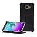 Produktbild MANNA Samsung Galaxy A3 (2016) SM-A310 Hülle, Lederhülle Tasche Handyhülle | Case aus Nappaleder mit Standfunktion | Galaxy A3 (2017) & Galaxy A3 (2016) Schutzhülle Leder