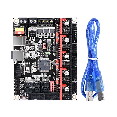BIQU DIRECT SKR V1.3 32bit 3D Printer Control Board with CE Smoothieboard&Marlin Open Source Compatible with Ramps1.5/1.6 Support A4988/8825/TMC2208/TMC2100 Drivers