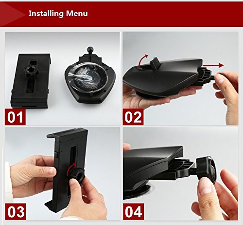 Universal KFZ Auto Armaturenbrett /Schreibtisch Saugnapf Halterung Halter für Alle 7-11 Zoll Tablet - 3