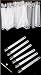 ODN 50 PCS Fan-shaped False Fake Nail Art Tips Sticks Polish Gel Salon Display Chart Practice Too (Natural)