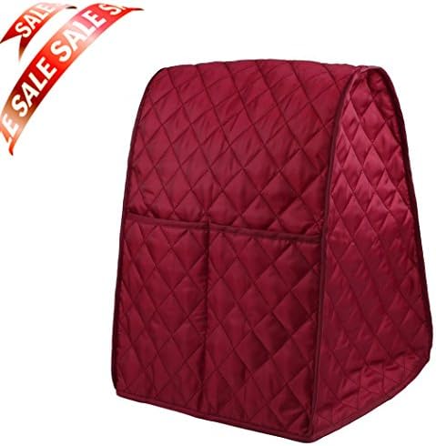 Alflash Stand Mixer Cover Dust-proof with Organizer Bag for Kitchenaid Mixer (Red)