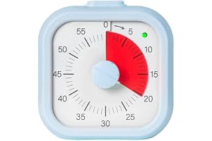 Visuell timer för barn nedräkningsklocka för tidshantering självdisciplin studiefokus ADHD inlärningshjälplarm