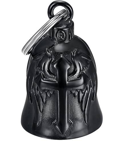 Timbre de moto Mocy Bell Eagle Live to Ride Acero Plata Oro