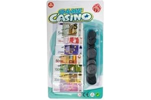 Ebiz Jeu de Monnaie 37 Pièces et Billets en Euro