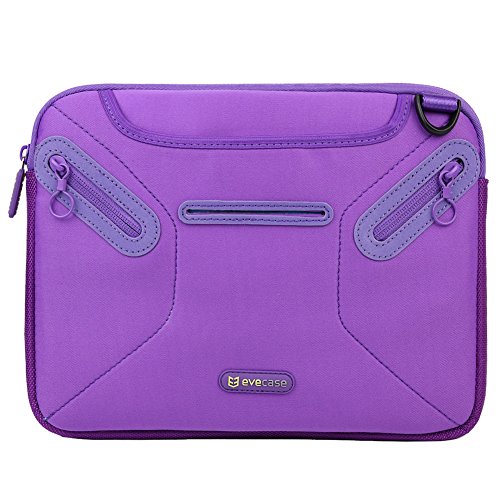 Evecase Universal Tablet/Ultrabook/Notebook Neopren Notebooktasche 23-25 cm (8.9 -9.7 Zoll) – Violett - 2