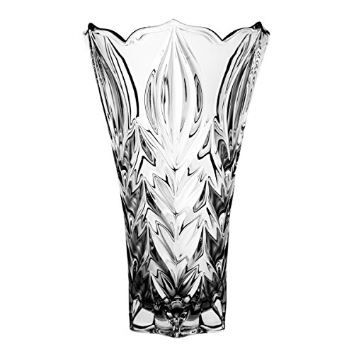Crystaljulia 2343 Vase Bleikristall gepresst, 25 cm