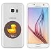 Produktbild licaso® Hülle für Samsung Galaxy S7 5,1" TPU Schutz Cover Samsung S7 Duck Ente Quak-Quak Case Sketch transparent klare Schutzhülle galaxys7 Tasche Silikon (Samsung Galaxy S7, Duck)