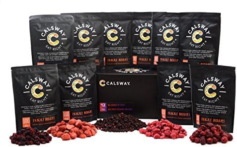 (Pack of 10) 100 Calories ALL SHADES OF FROST set by Calsway - Freeze Dried Whole Berries Assorted