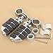 Produktbild TengChang Motorrad Chrom Dually Autobahn Fuß Pegs Fußrasten Für Honda GoldWing Shadow Magna TRIUMPH ROCKET Harley-Davidson Sportster YAMAHA Roadstar SUZUKI INTRUDER BOULEVARD KAWASAKI VULCAN 1998-2011
