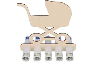 SPRUCHREIF Regalos de Dinero para Nacimiento | Regalos de Dinero Originales para Nacimiento | Regalos Hechos de Madera | Regalos para Nacimiento Niños y Niñas | Regalos para Bautizo