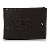 cartera rip curl mujer Apertura central Rip Curl Word Boss PU Slim Monedero, 10 cm, Negro