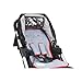 Minene UK Jersey Pushchair Liner (Navy Stripes with Red Piping)