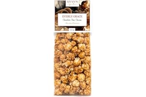 Everly Grace Popcorn – Chocolate Chai Charme, 100 g – Bustine di popcorn con estratto di cioccolato e spezie chai dalla nostra manifattura di Augusta, Germania