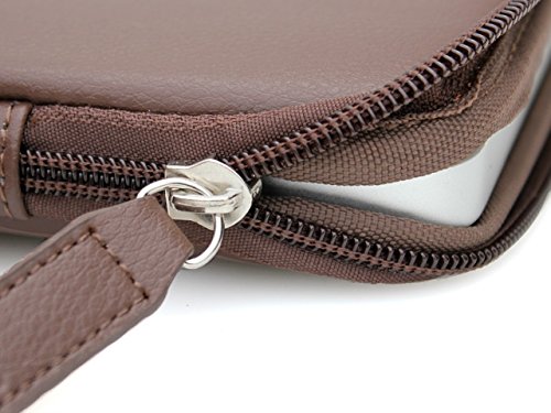 COOL BANANAS SmartGuy Sleeve | Tasche für Apple MacBook Pro 13 Zoll (13,3) | Hülle aus echtem Leder | hochwertig verarbeitet für Business und Privat | Case in Farbe Braun (MacBook Pro 13, Braun) - 3
