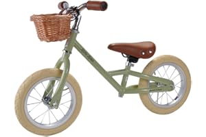 ‎BANDITS & ANGELS Bandits and Angels - Laufrad Retro Rider mit Weidenkorb und Luftreifen - ab 2.5 Jahren