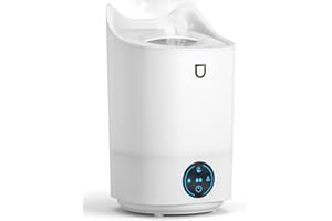 BATDTECH Umidificatore Silenzioso per Bambini, 4L umidificatore di aromi con 4 modalità di nebbia fino a 48 ore, 28 db & BPA Free per camera da letto, ufficio, viaggi