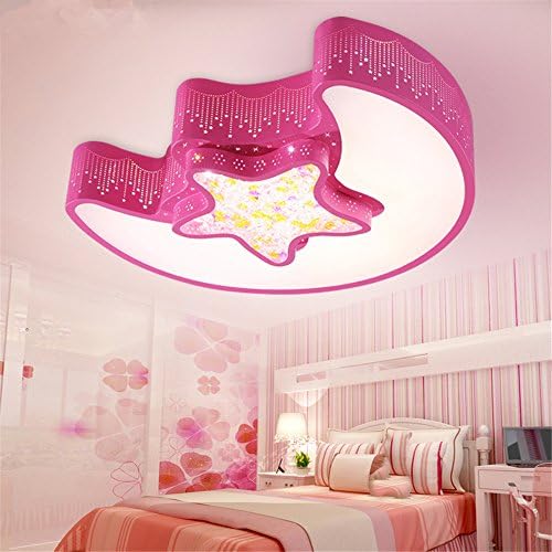 Led Ceiling Lights Home Lighting Bedroom Lighting lamp Modern Light Color Polarizer luminaria Lamps Child luminaire Lampe Decor,Pink,45×45cm 24W,Cool White Efficiency A+++