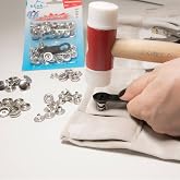 &Ccedil;ıt&ccedil;ıt 15 mm Kendin Yap Kiti, Mont, Giyim, &Ccedil;anta, Deri i&ccedil;in &Ccedil;eki&ccedil;le Uygulama Aparatları ve G&uuml;m&uuml;ş Renk 15 Adet Alfa &Ccedil;ıt&ccedil;ıt D&uuml;ğ